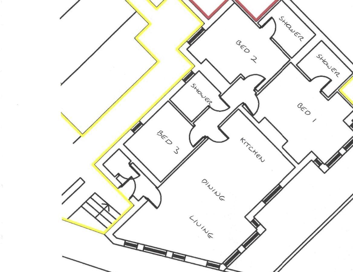 Apartment Three - Free Private Car Park - Sleeps 6 - 3 Shower Rooms - By Ocean City Retreats Plymouth Esterno foto